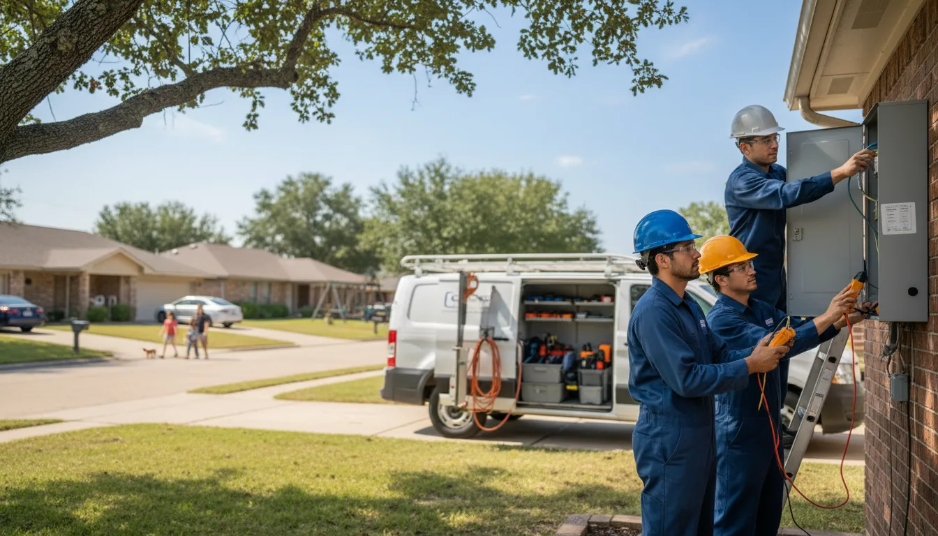 Certified electrician providing emergency electrical services in Miami, NM